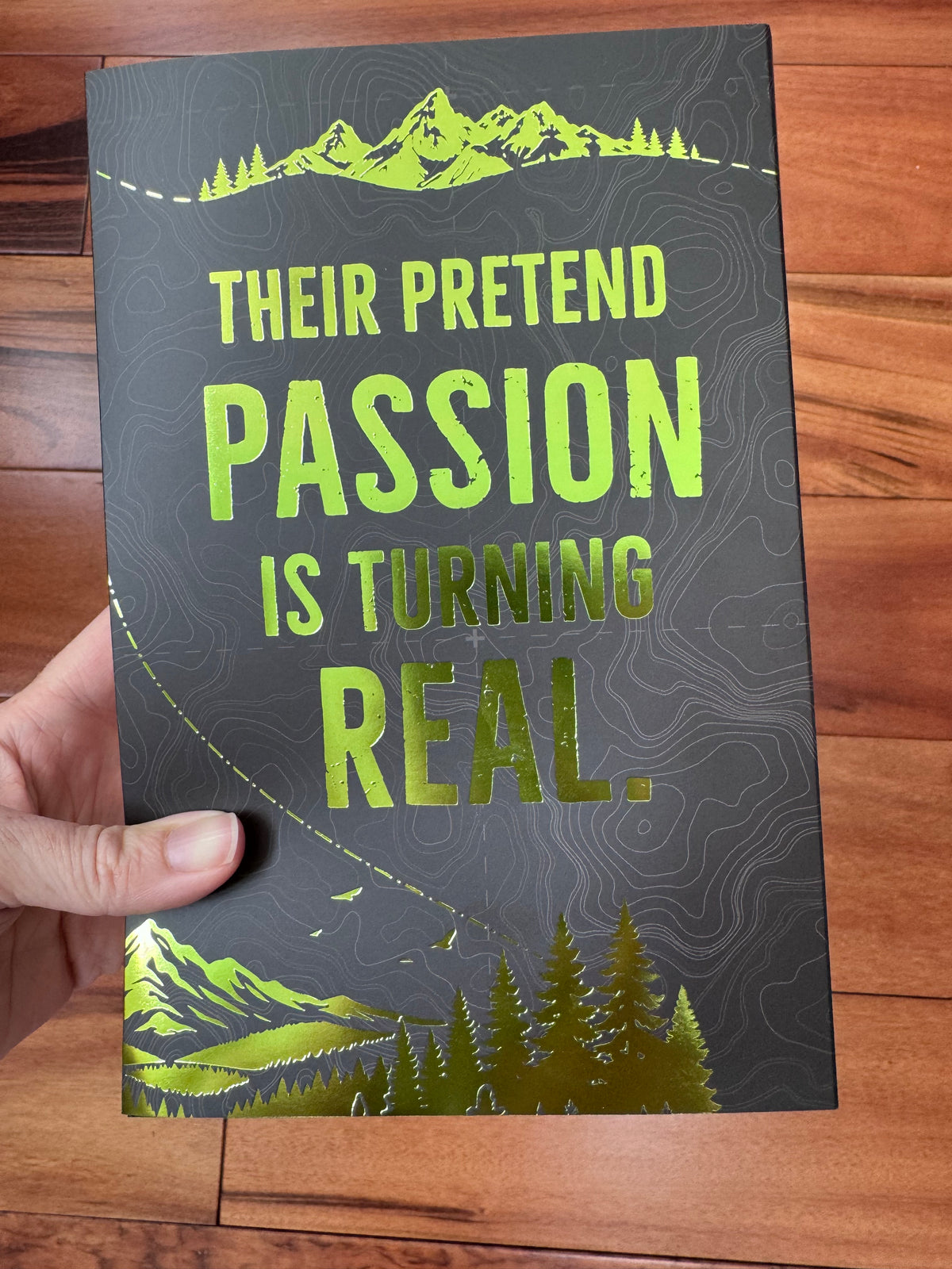 Foiled Tracked DUST JACKET