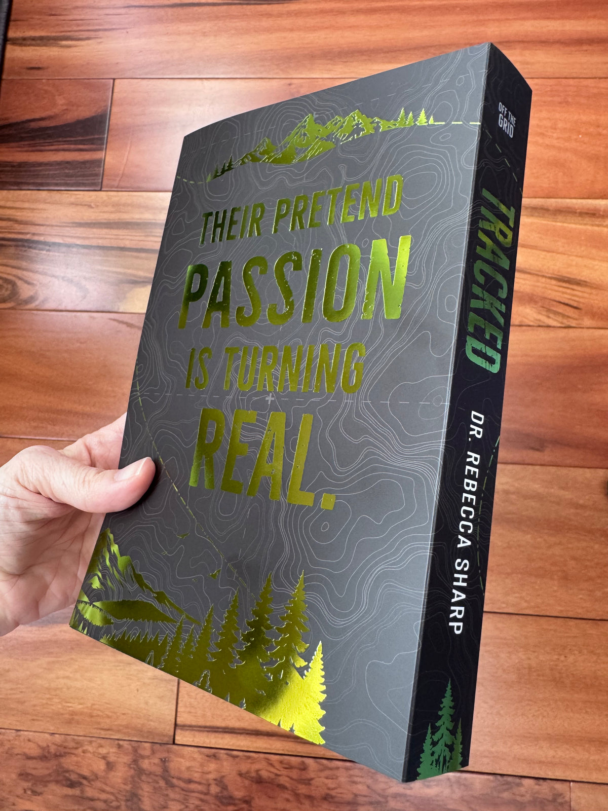 Foiled Tracked DUST JACKET